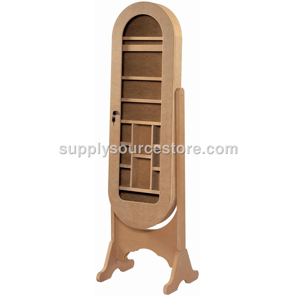 Oval wall cabinet