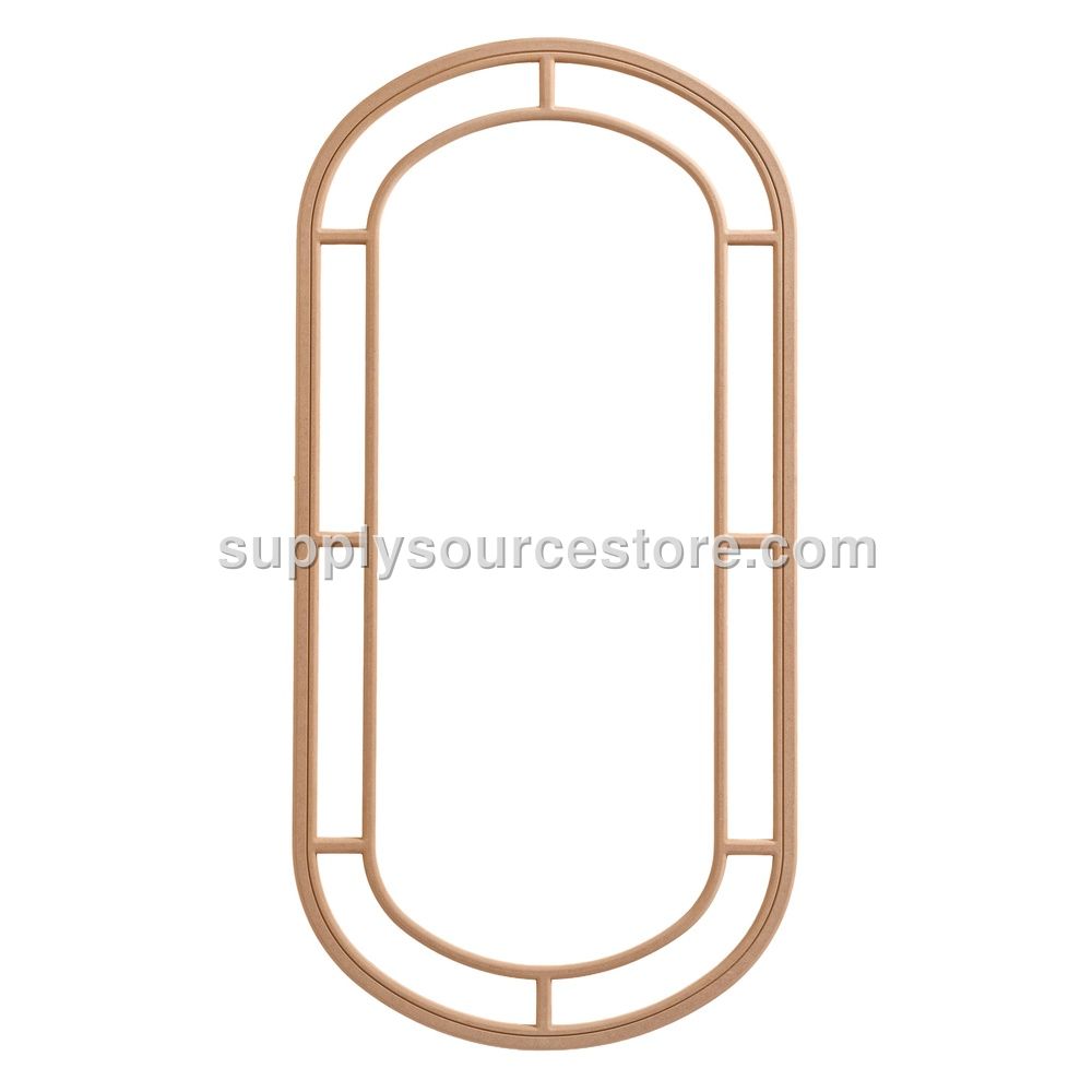 Bamboo curly full-length mirror