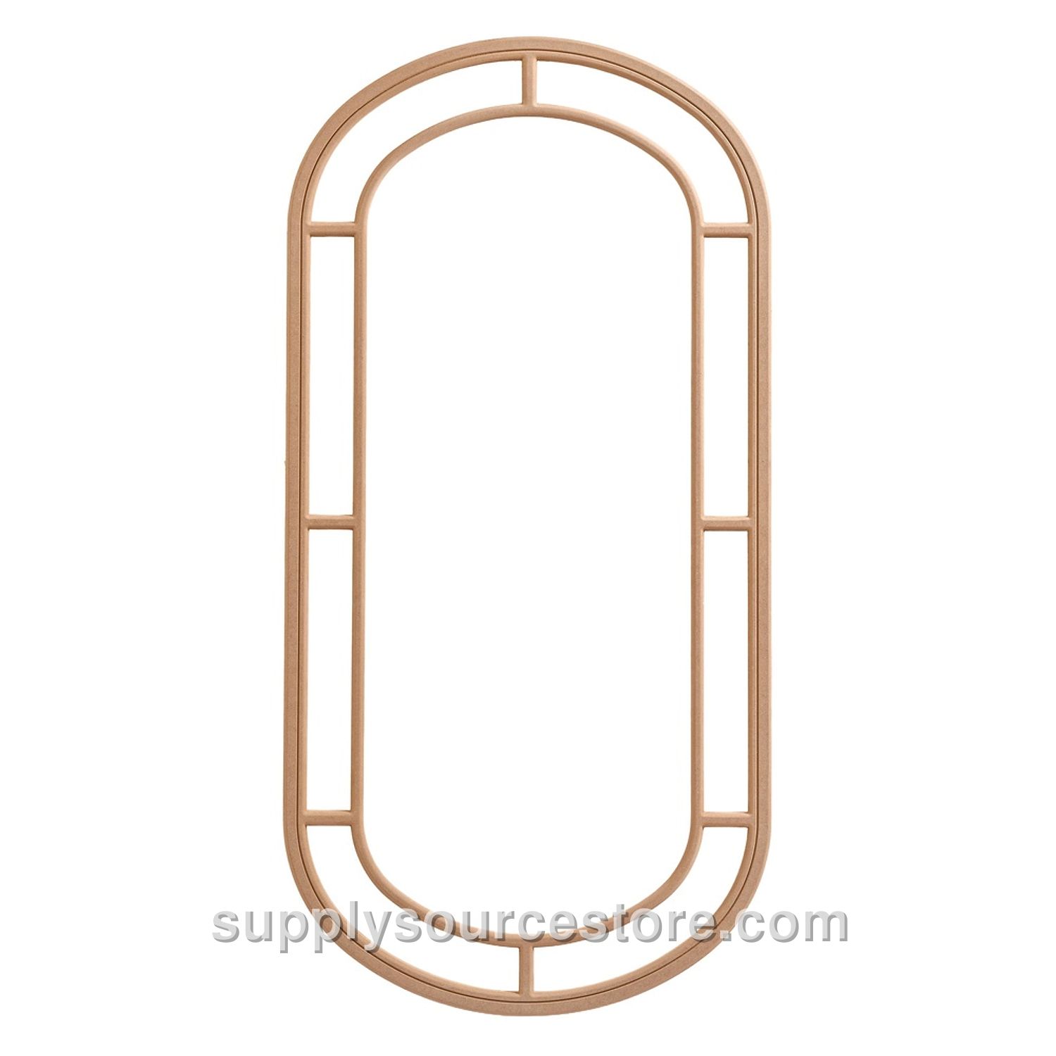 Bamboo Framed Tall Mirror