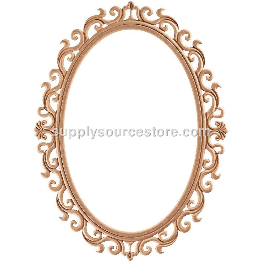 Small Bergana Oval Mirror
