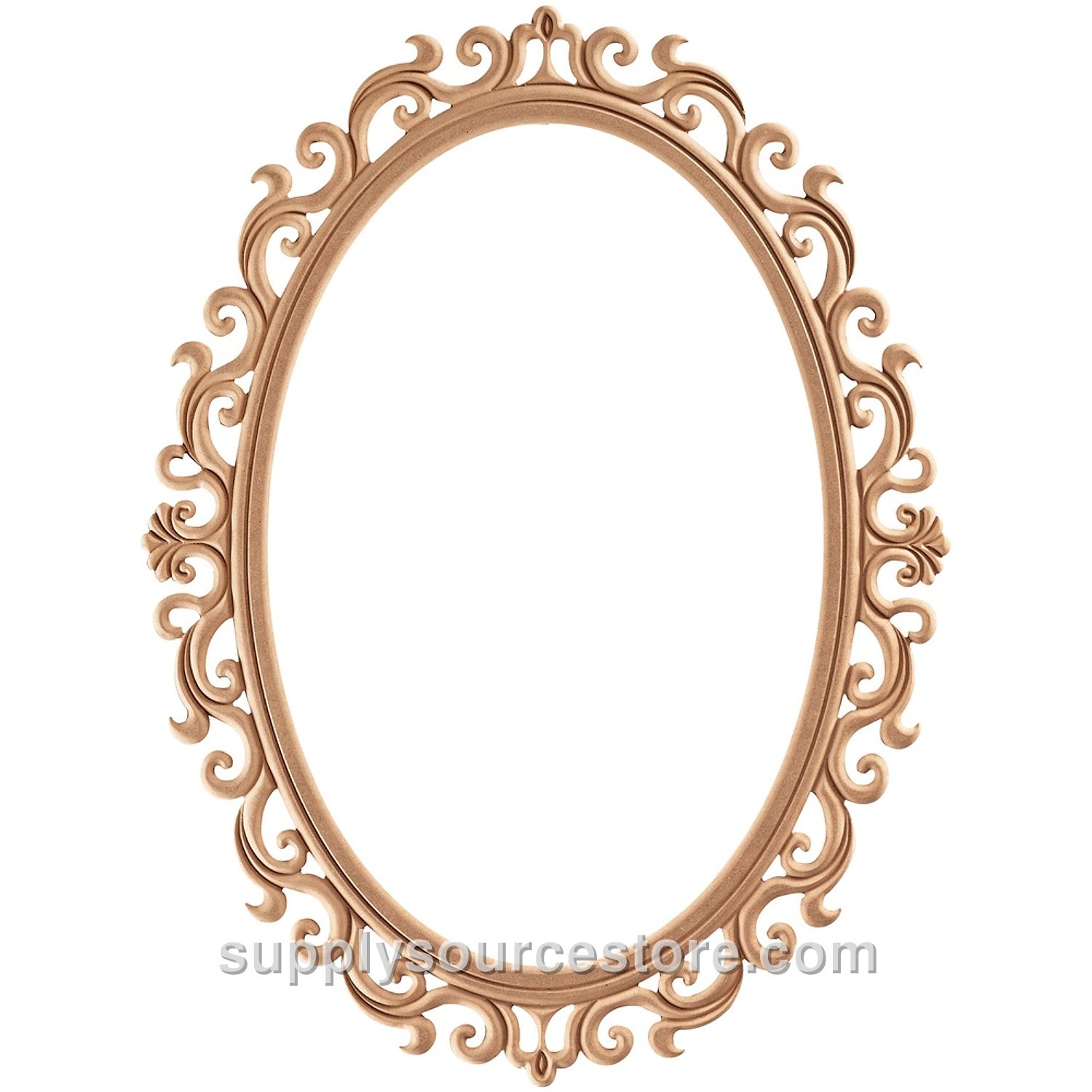 Small Bergama Oval Mirror
