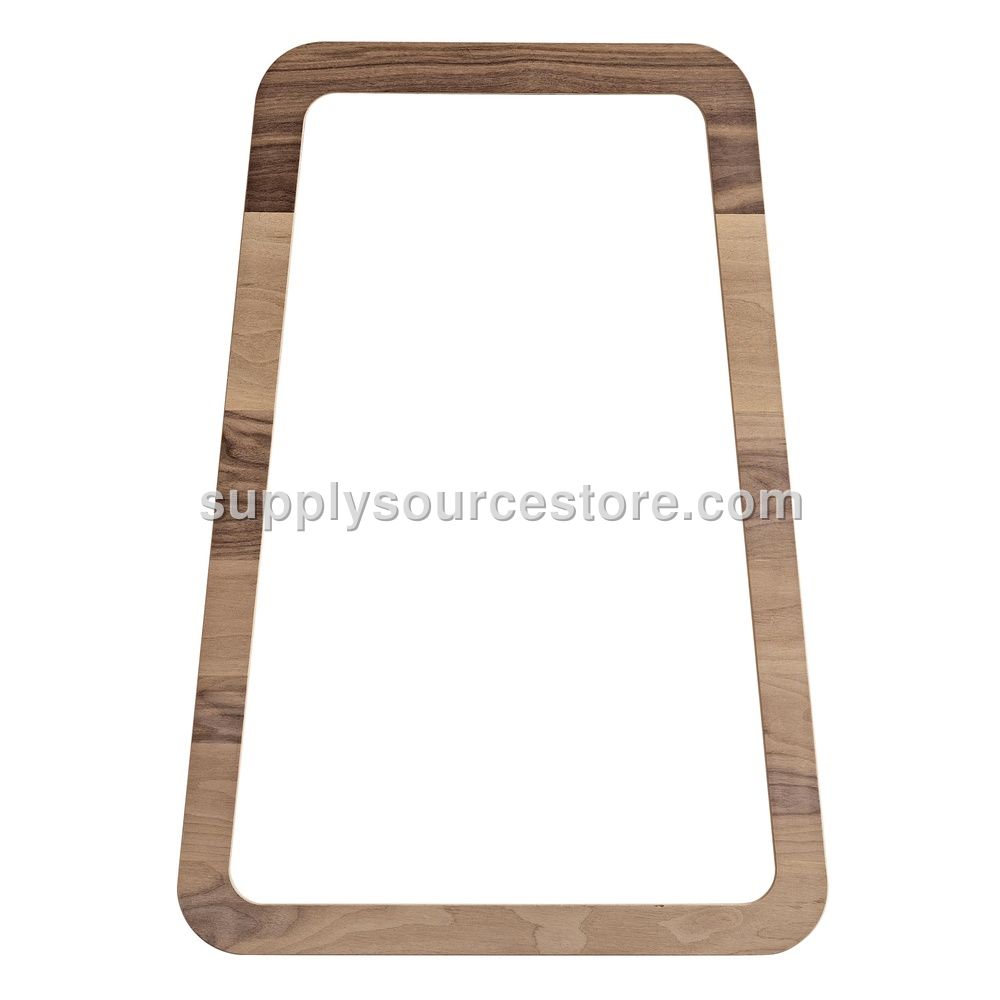 80 Soft Walnut Mirror