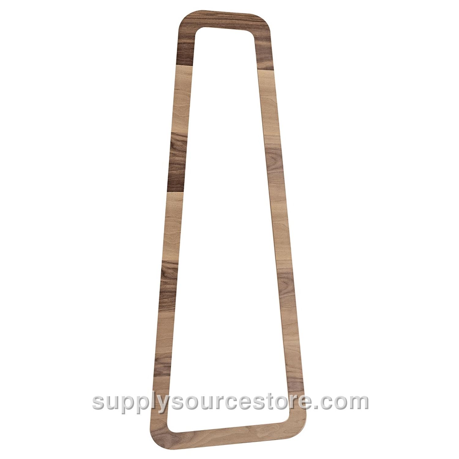 Soft Walnut 3‑Piece Mirror