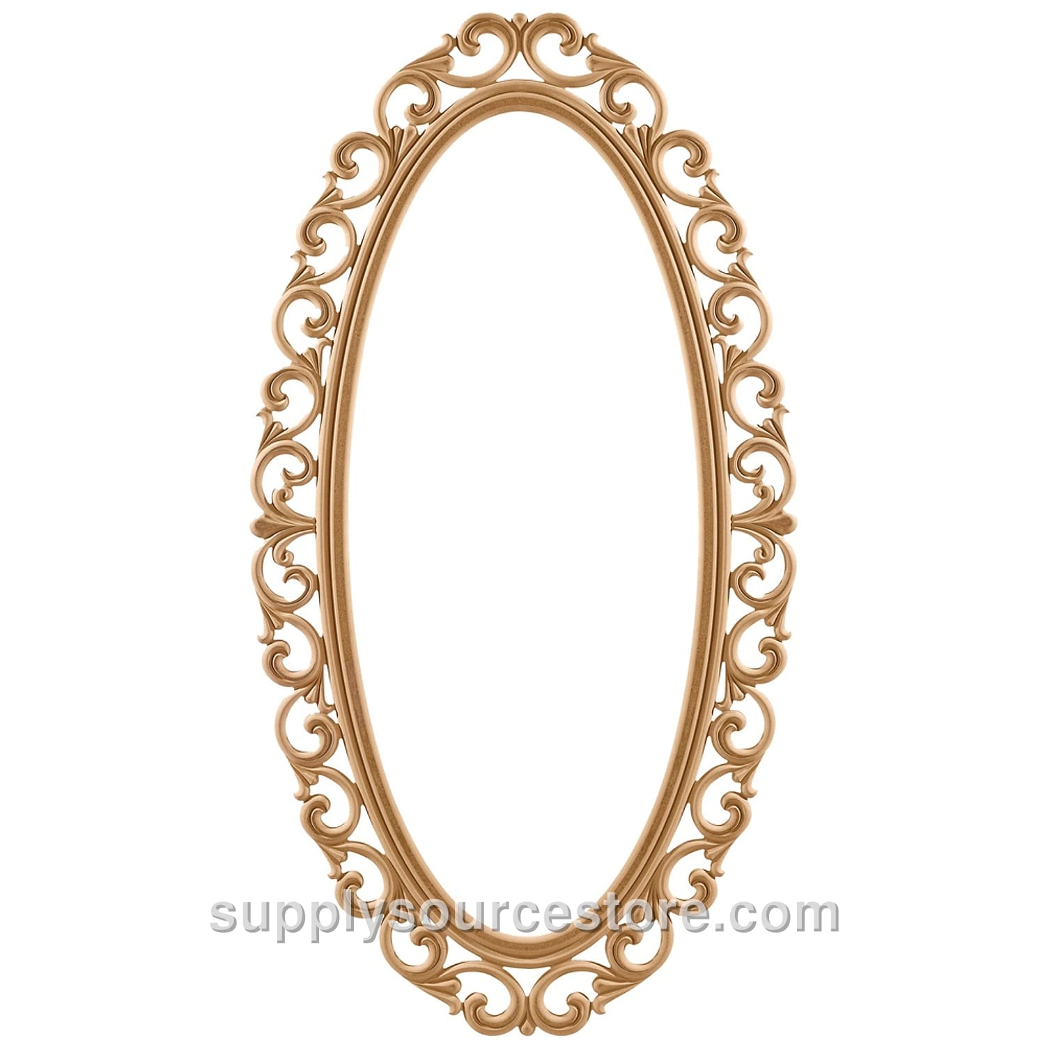 160cm (63 in) Oval Lily Mirror