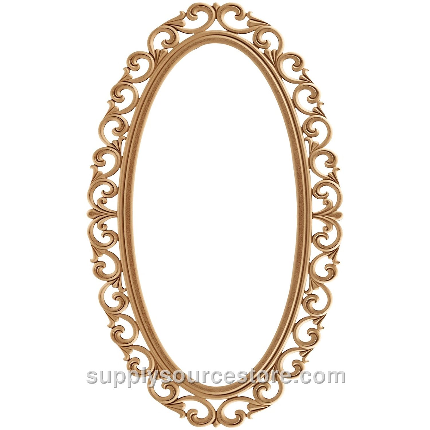 140cm (55.1 in) Oval Lily Mirror