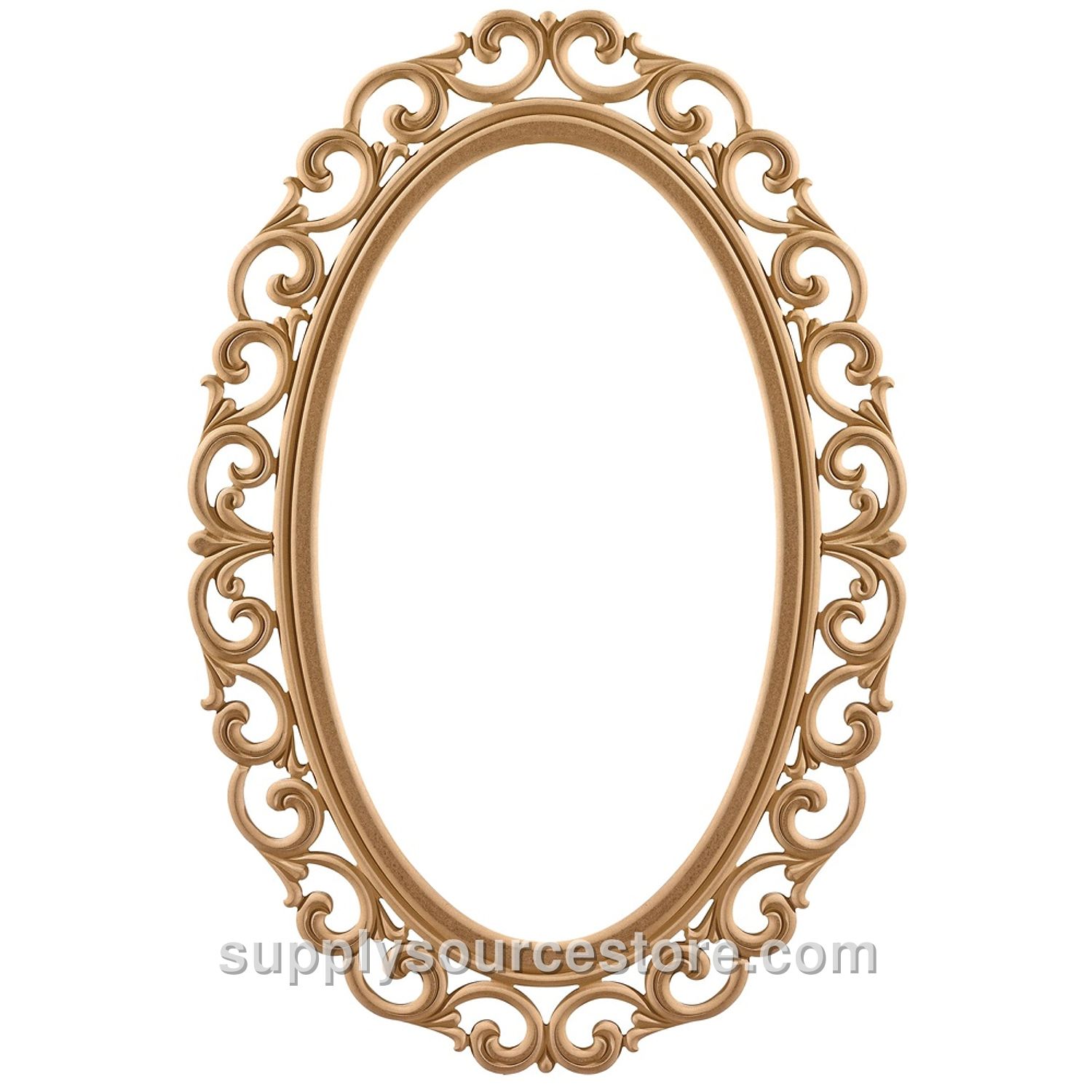 120 Oval Lilyum Mirror