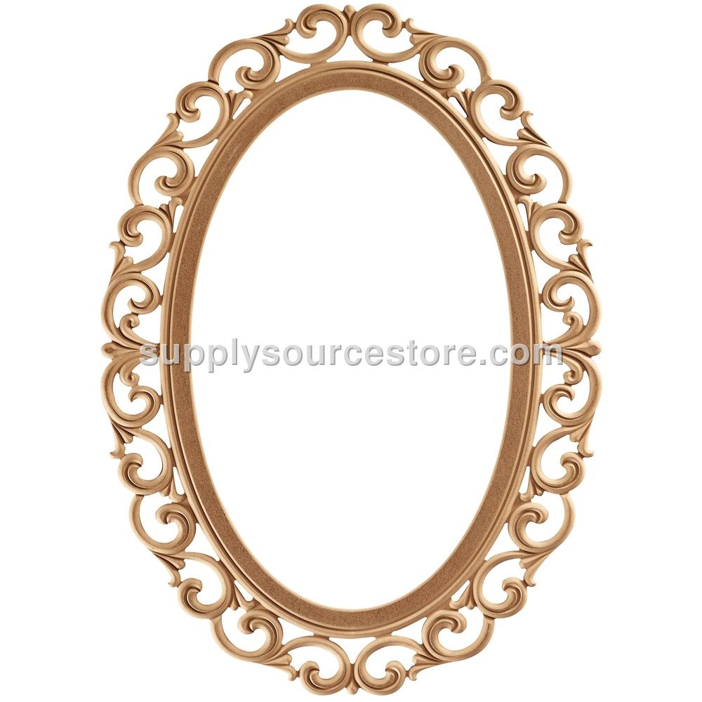 110 cm (43.3 in) Oval Lilyum Mirror