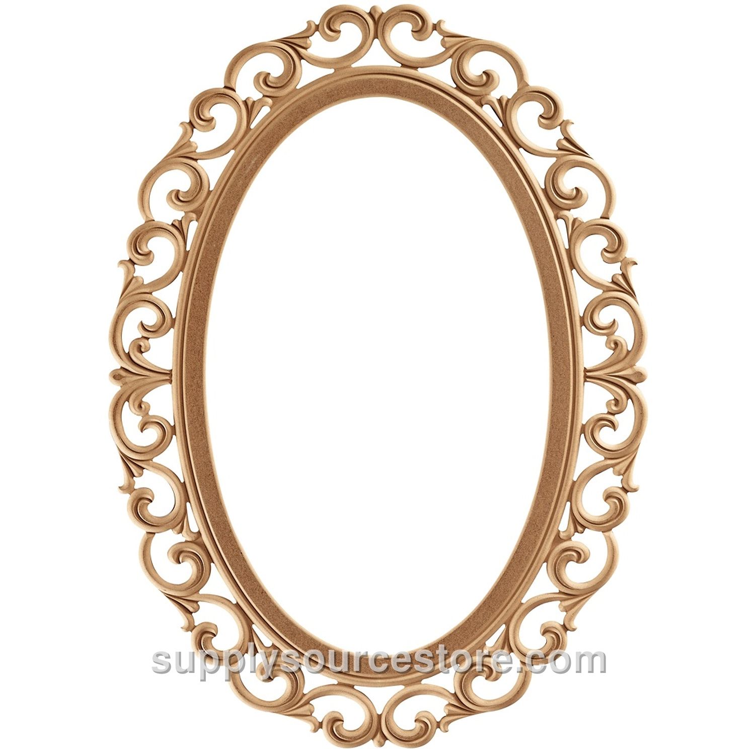 110 Oval Lilyum Mirror