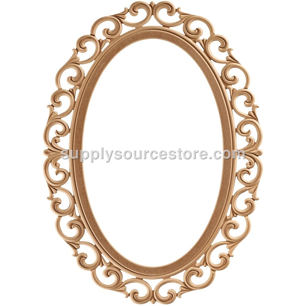 100 cm (39.4 in) Oval Lily Mirror