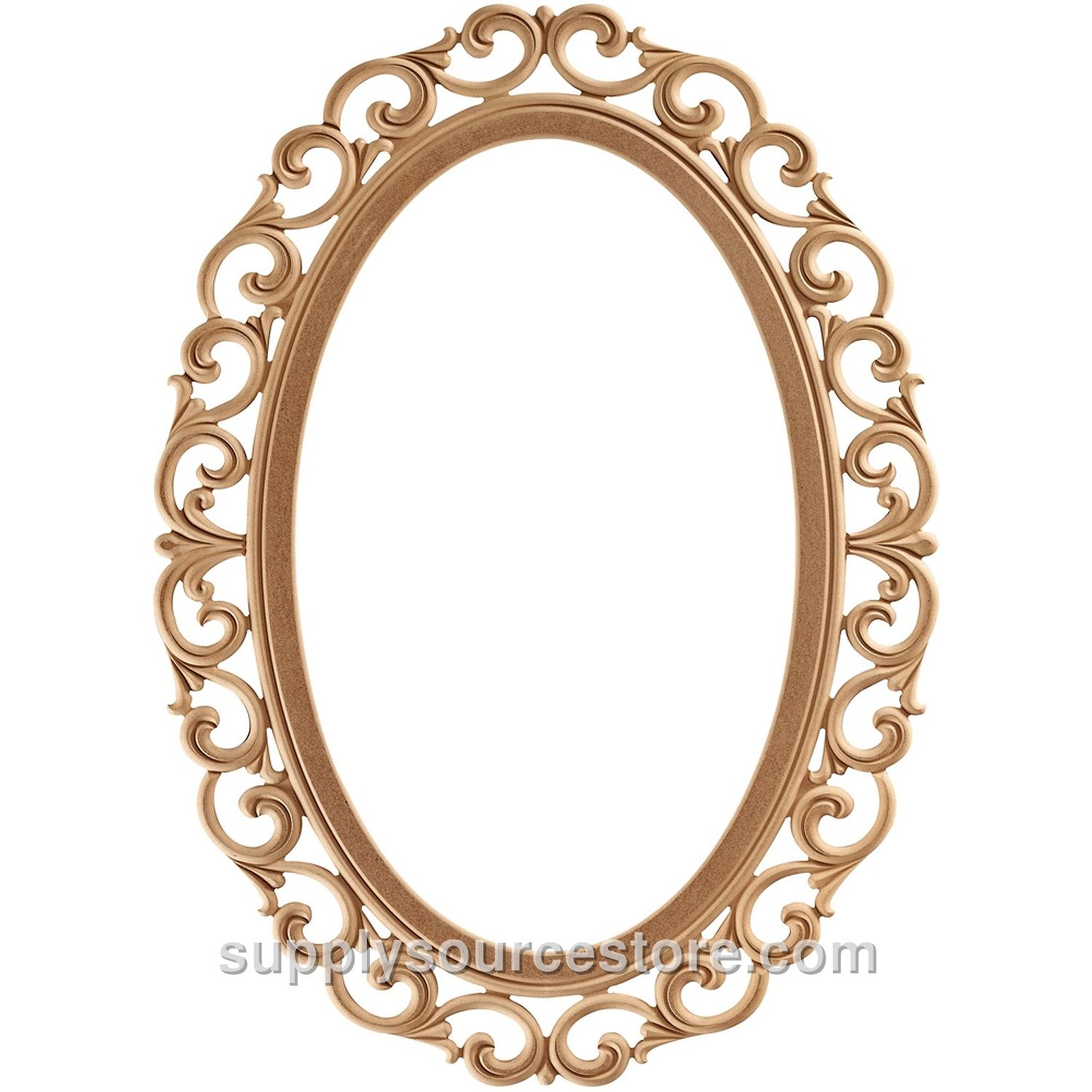 100 Oval Lilium Mirror