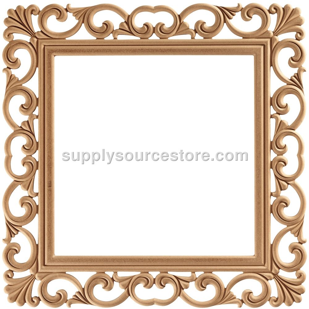80 cm (31.5 in) Square Lilyum Mirror