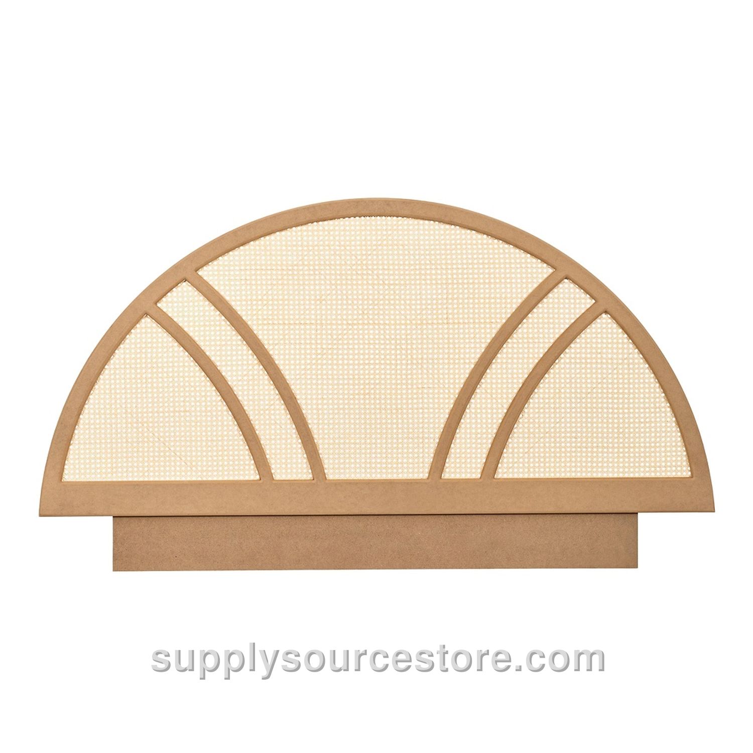 Wicker Fan Headboard