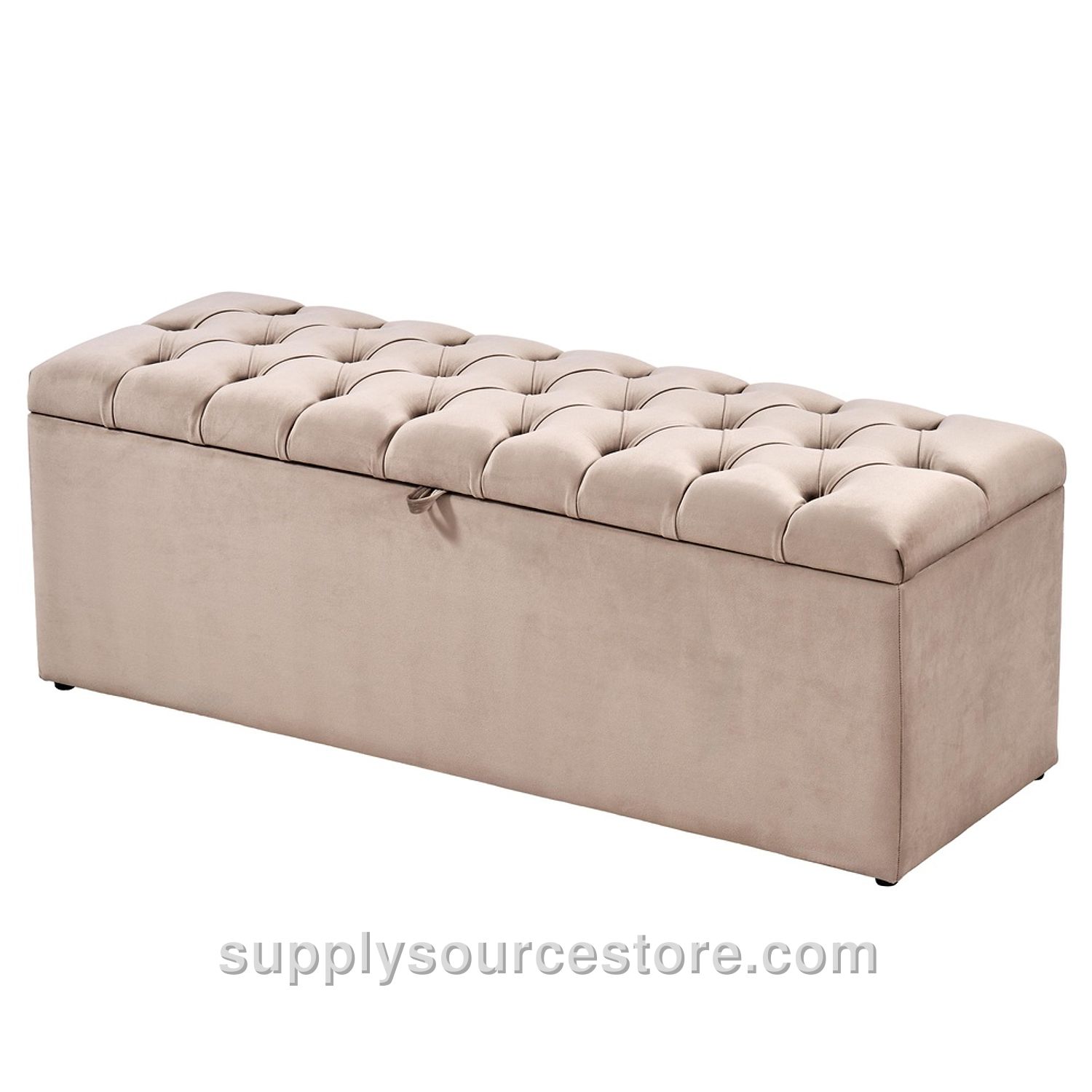 120 Box Pouf (Footless Capstone Button)