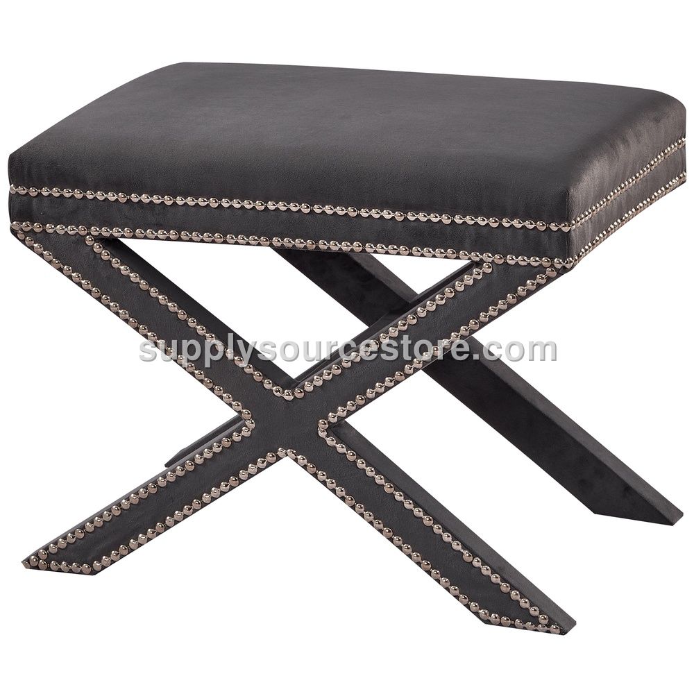X Pouf Chrome