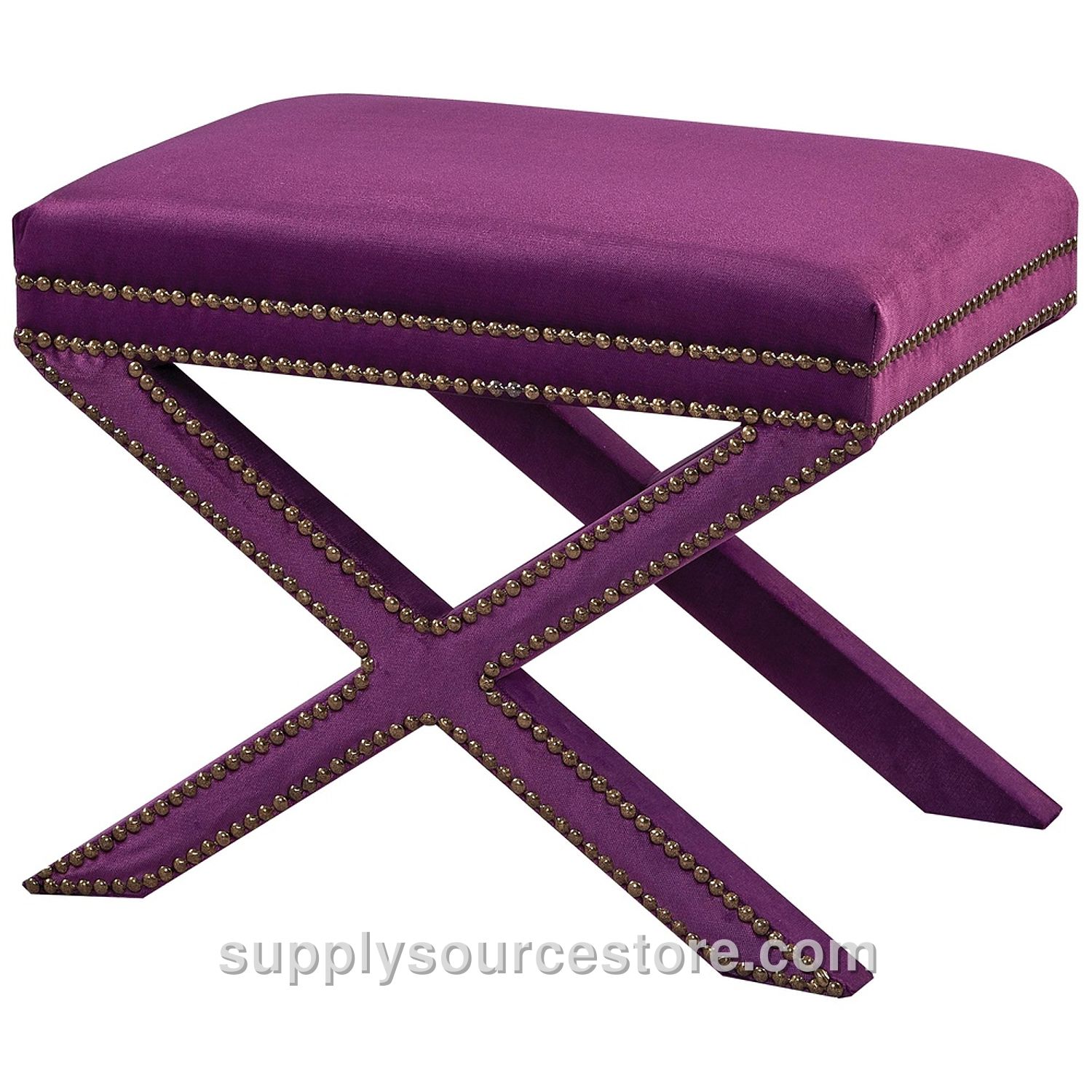 X Vintage Pouf