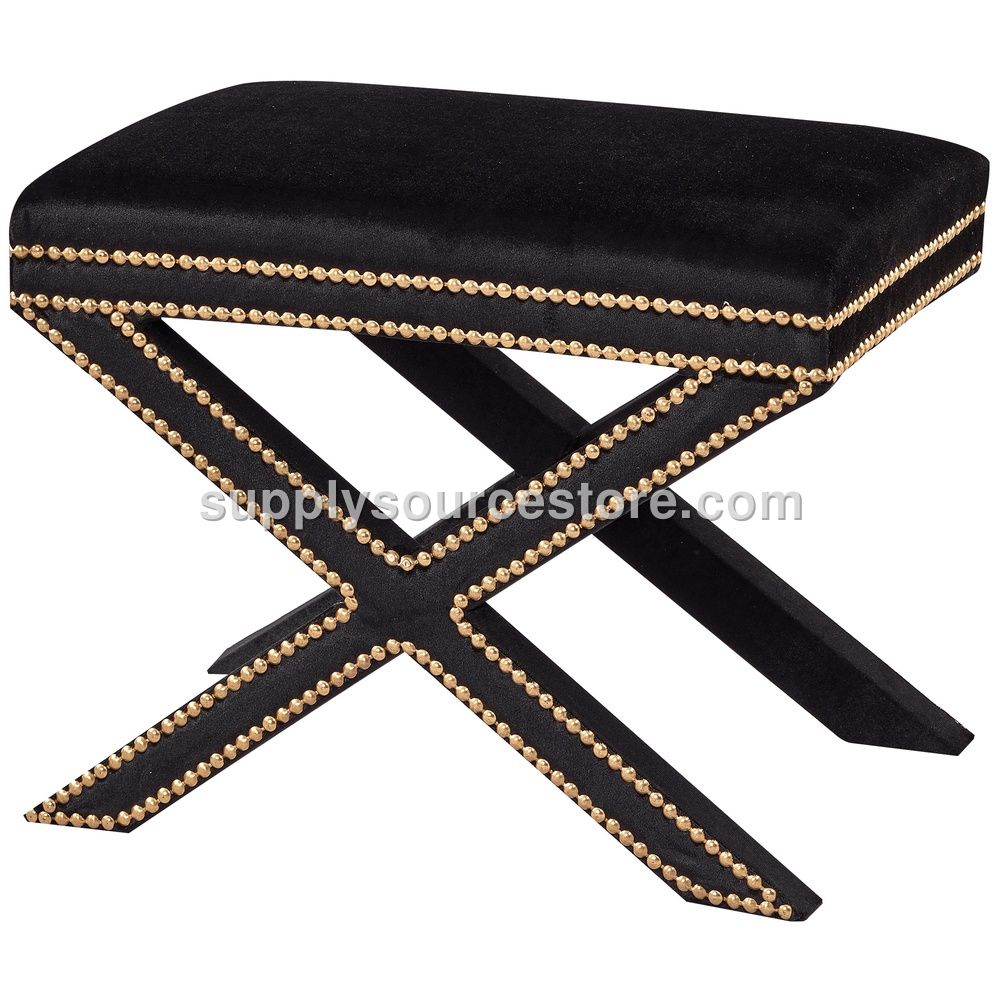 X Pouf Gold