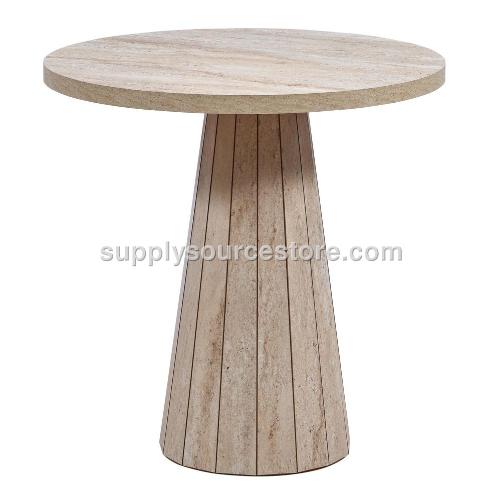 Travertine 80 Narrow Line Table