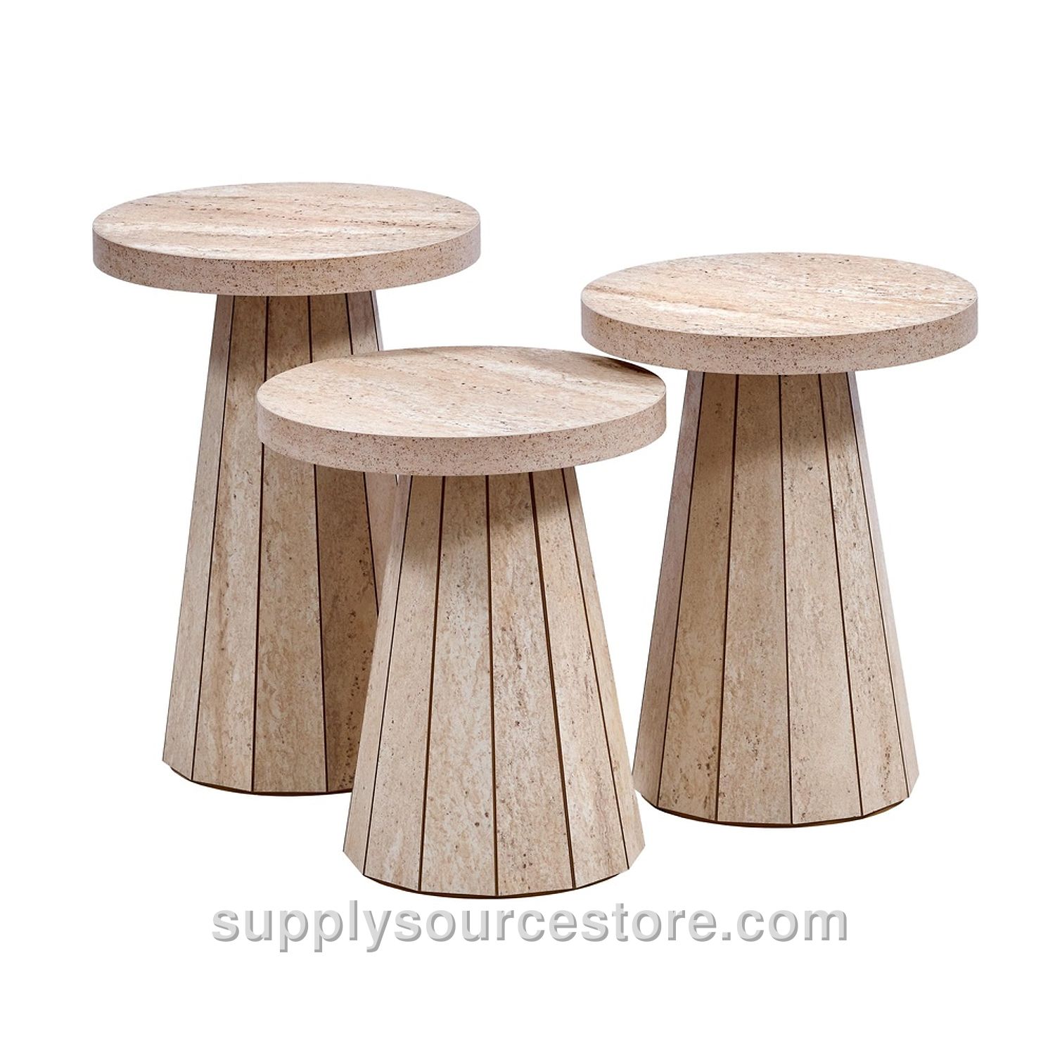 Travertine Line Mushroom Clamp