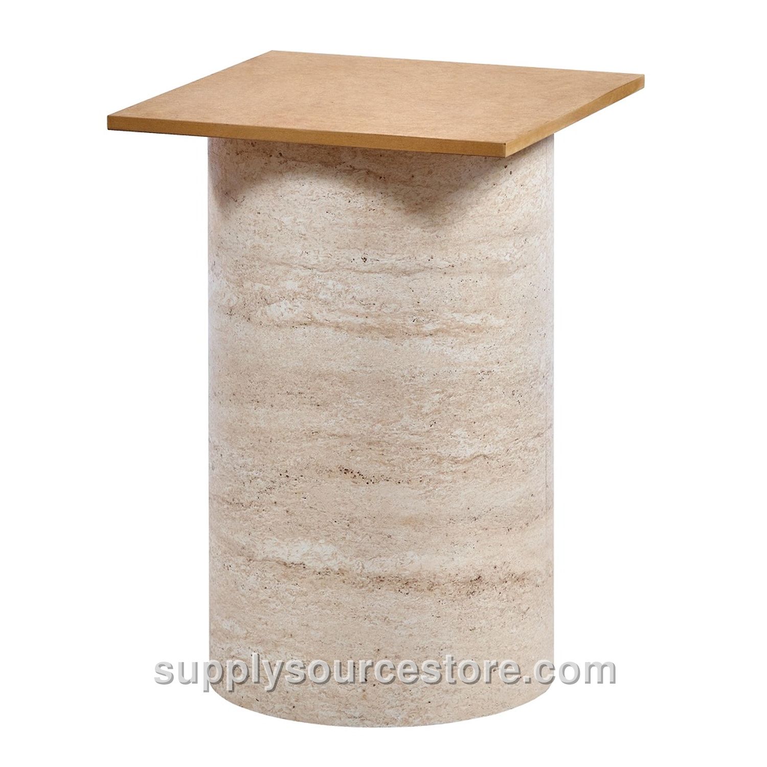 Travertine Cylinder Leg