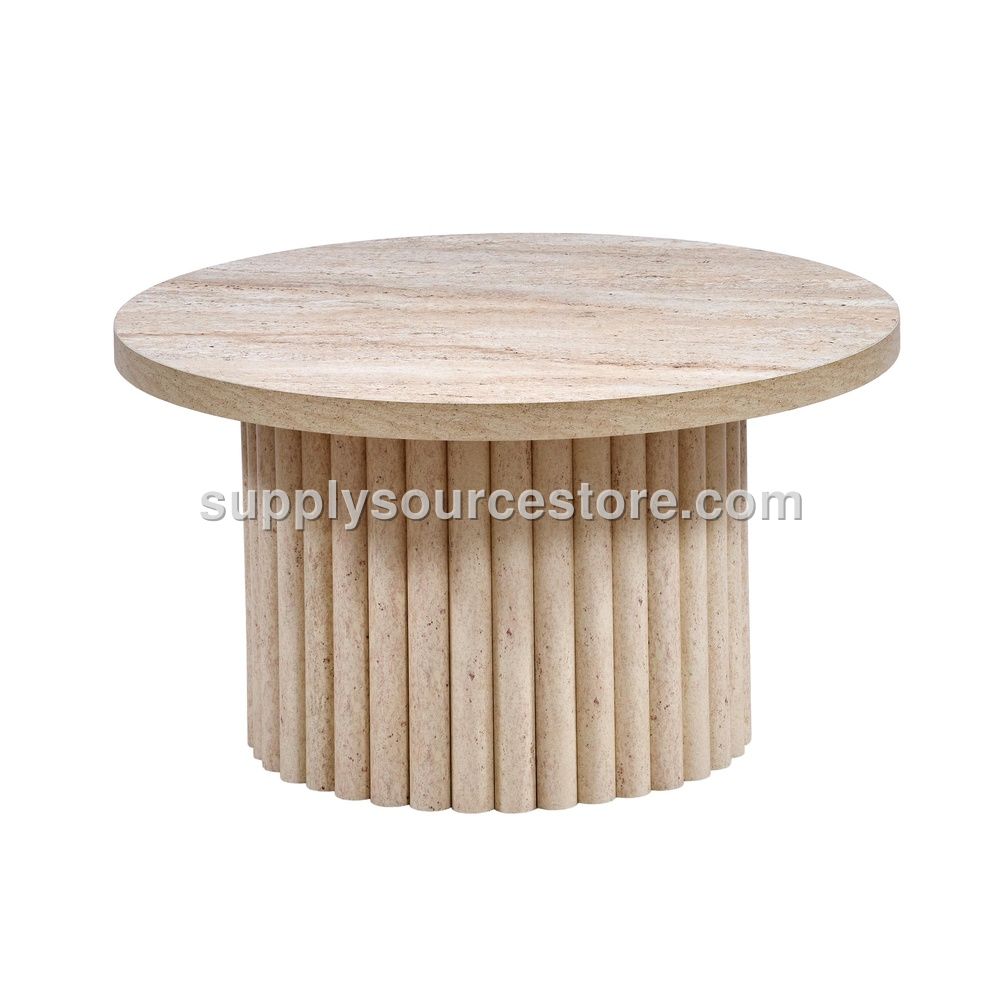 Travertine PTT Center Table