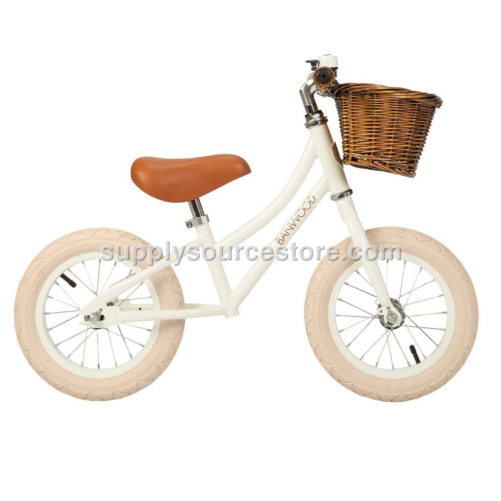 Banwood First Go Balance Bike - Vintage White