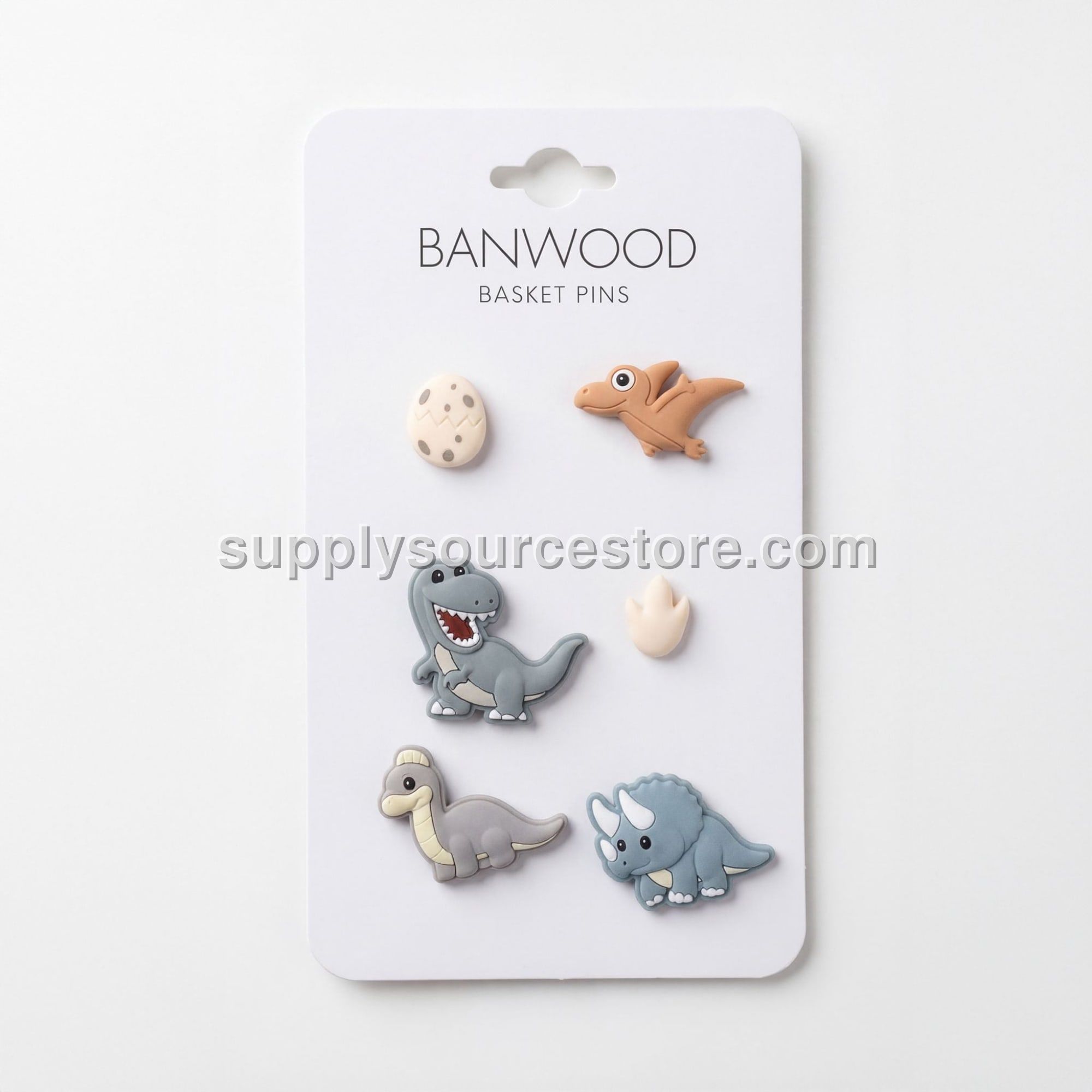Banwood Pin & Ride Basket Pins - Dinosaurs