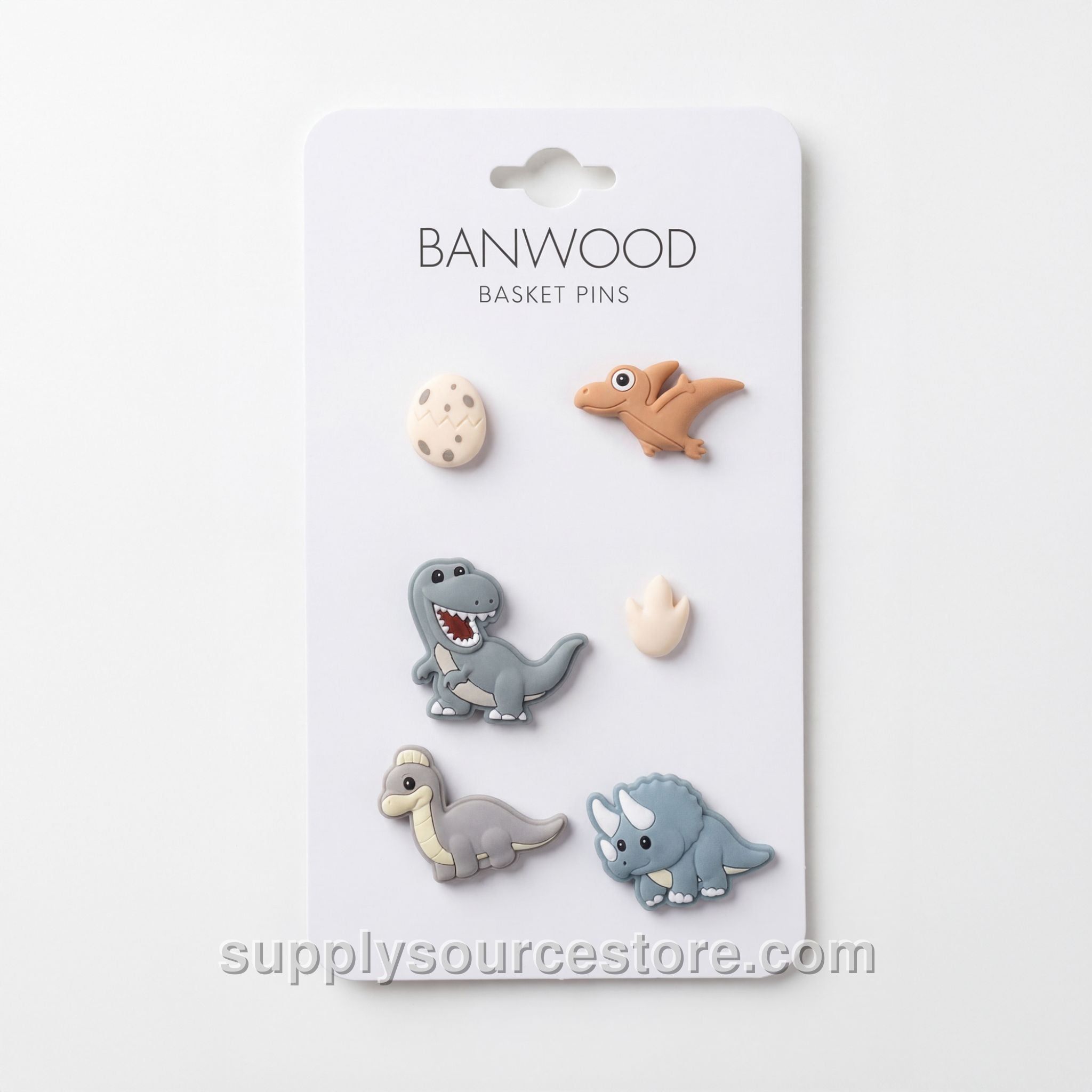 Pin & Ride Basket Pins - Dinosaurs