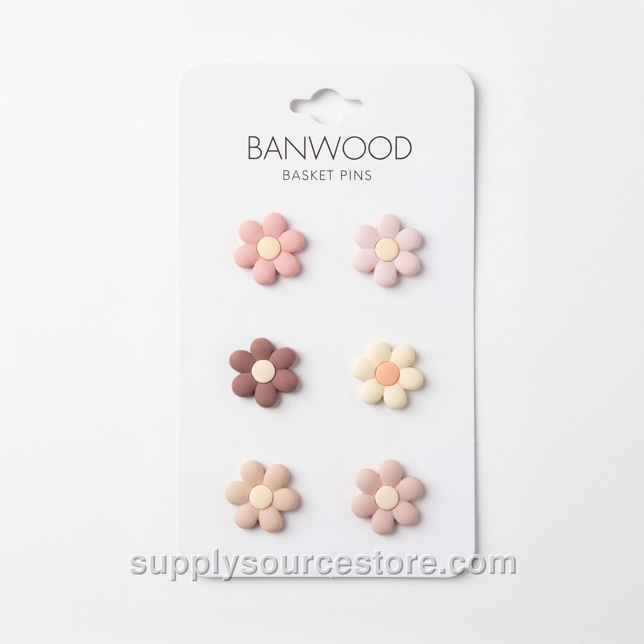 Pin & Ride Basket Pins - Flowers