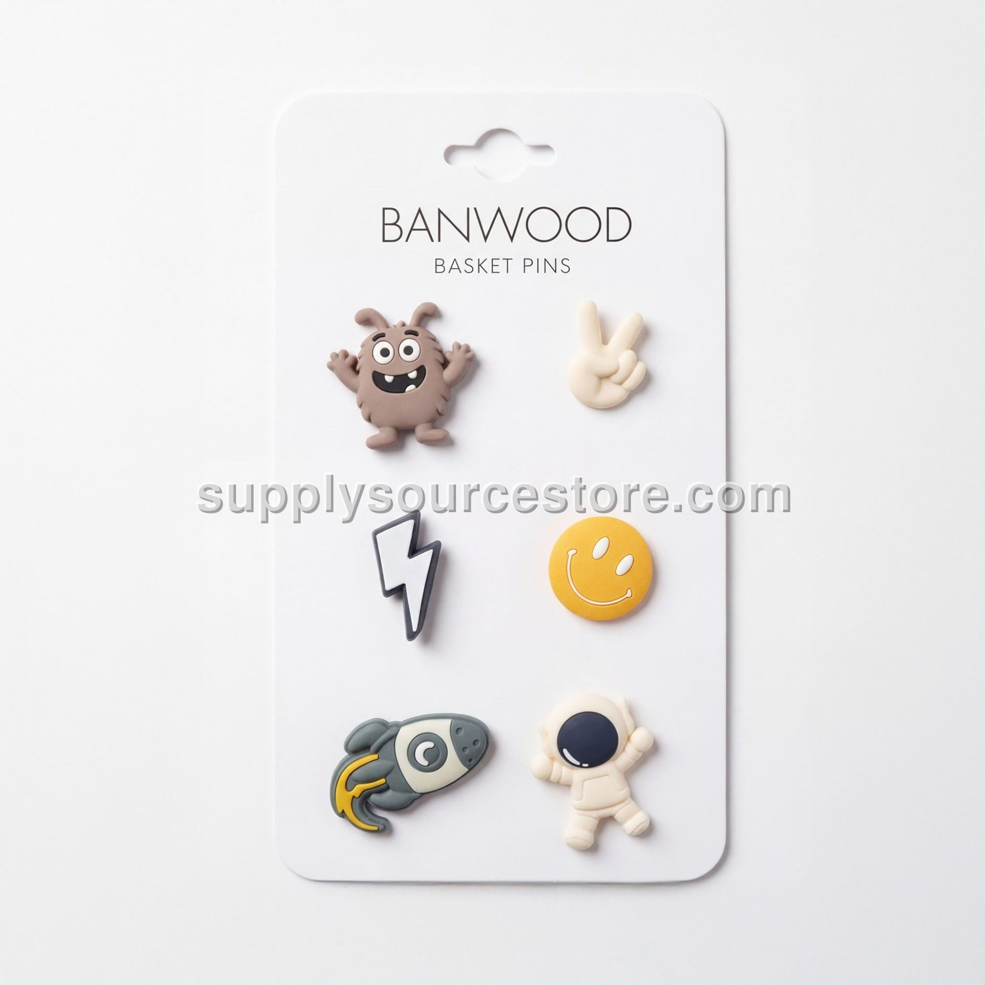 Pin & Ride Basket Pins - Space