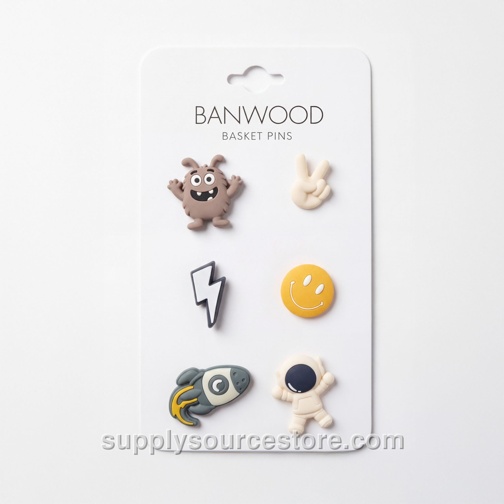 Pin & Ride Basket Pins - Space