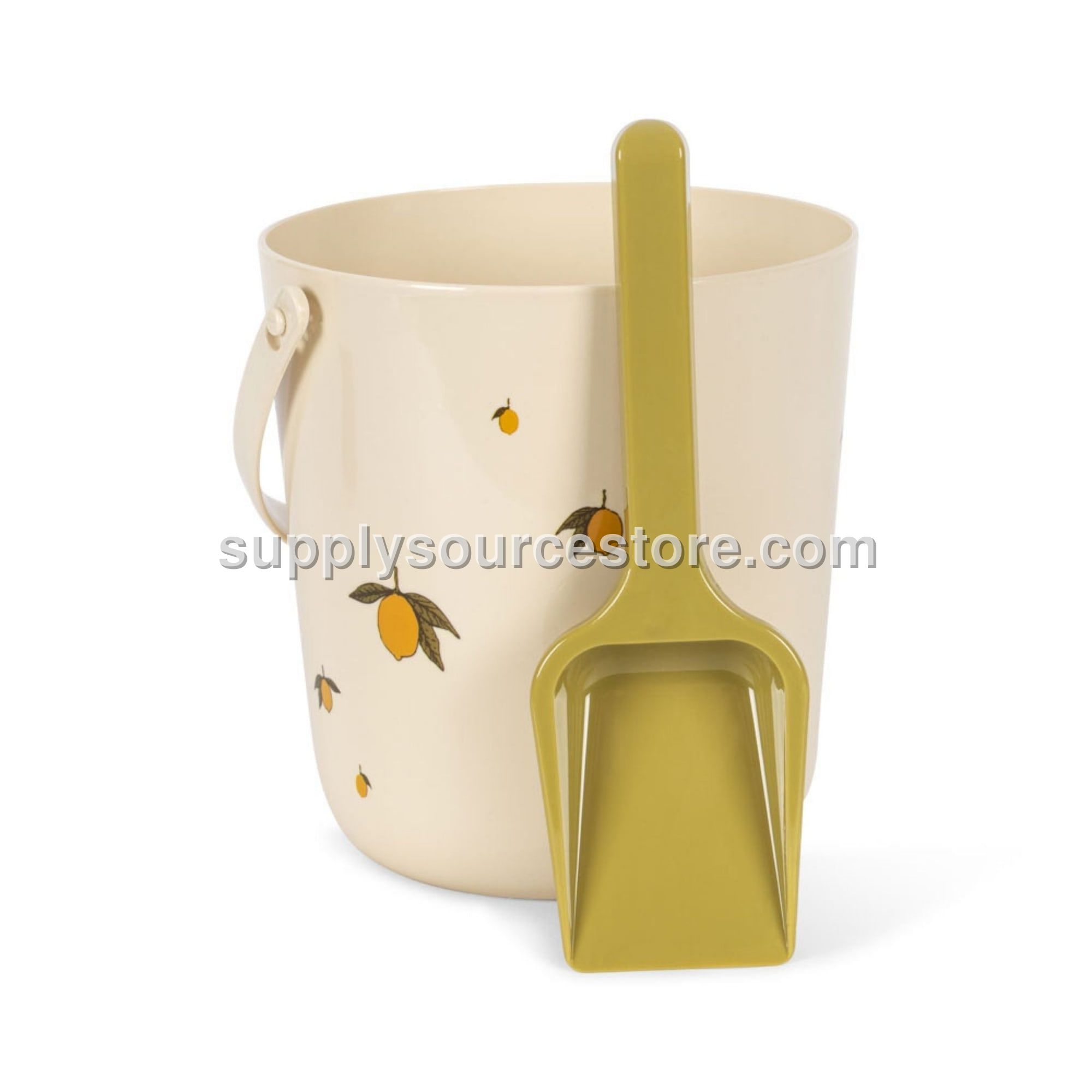 Beach Bucket & Shovel - Lemon