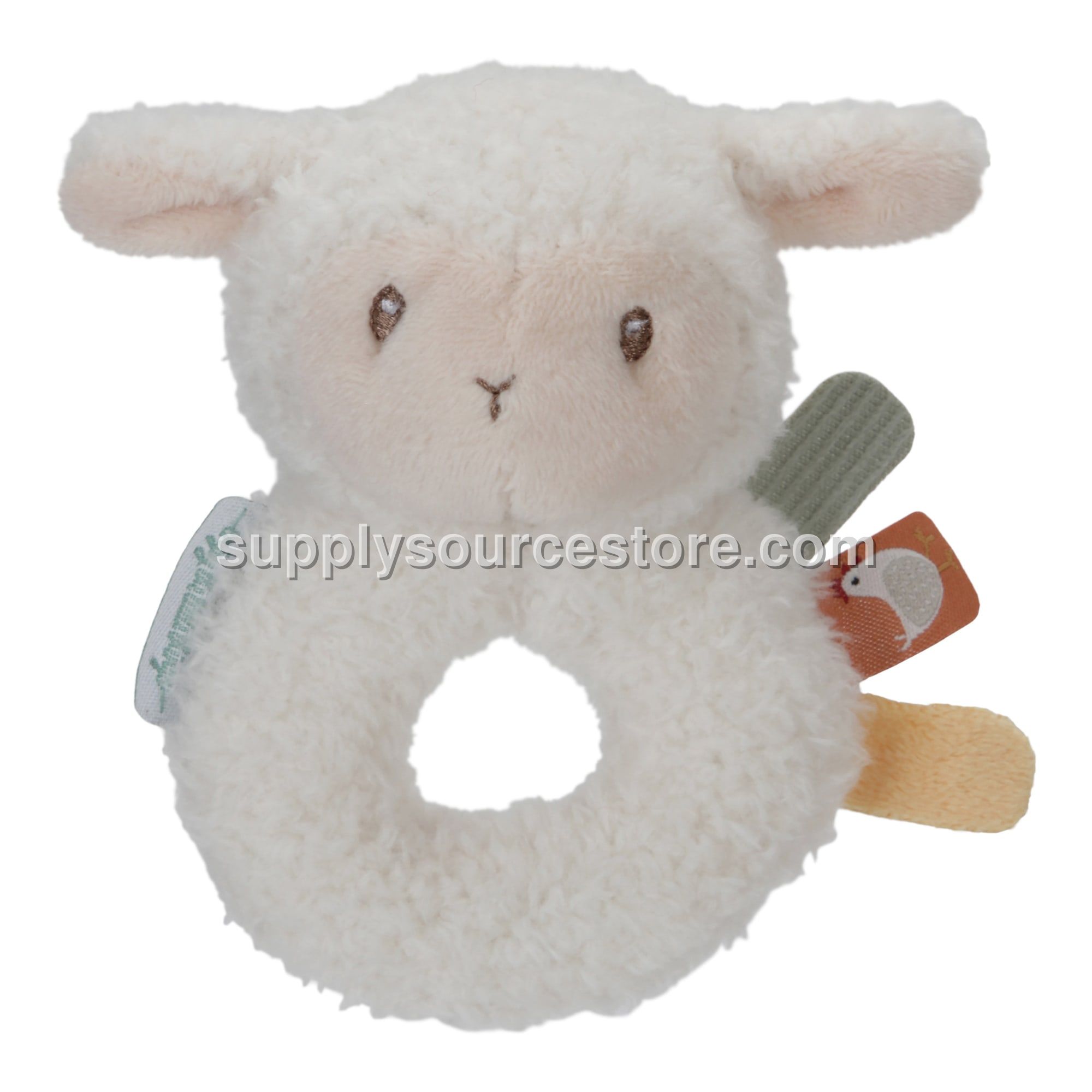 Little Dutch Soft Sheep Ring Rattle - Little Farm