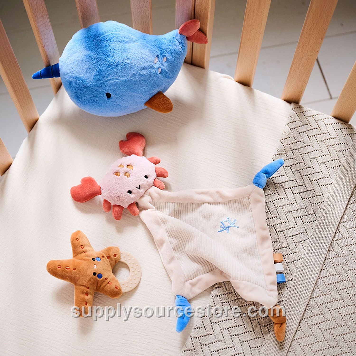 Baby Gift Set «Océan» 3-Piece Beige