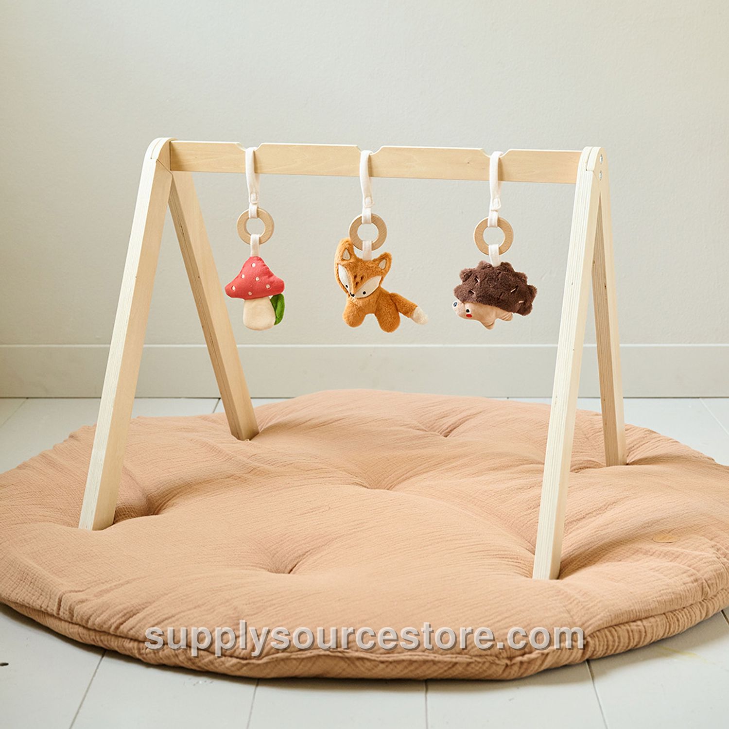 Baby Play Gym Wood Natural «Forêt»