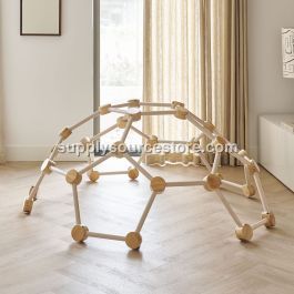 CLIMBING FRAME «IGLOO» |150x60 cm (59.1 x 23.6 in) | Natural & white