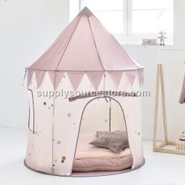 Kids Play Tent «LARA» Pink Castle Pop Up Tent