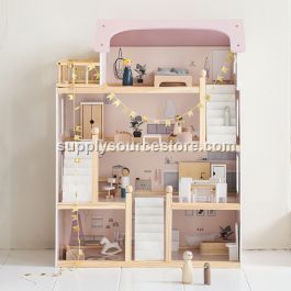 Large Dolls House with Furniture Set | «La Lyonnaise» | 80CM (31.5 in)