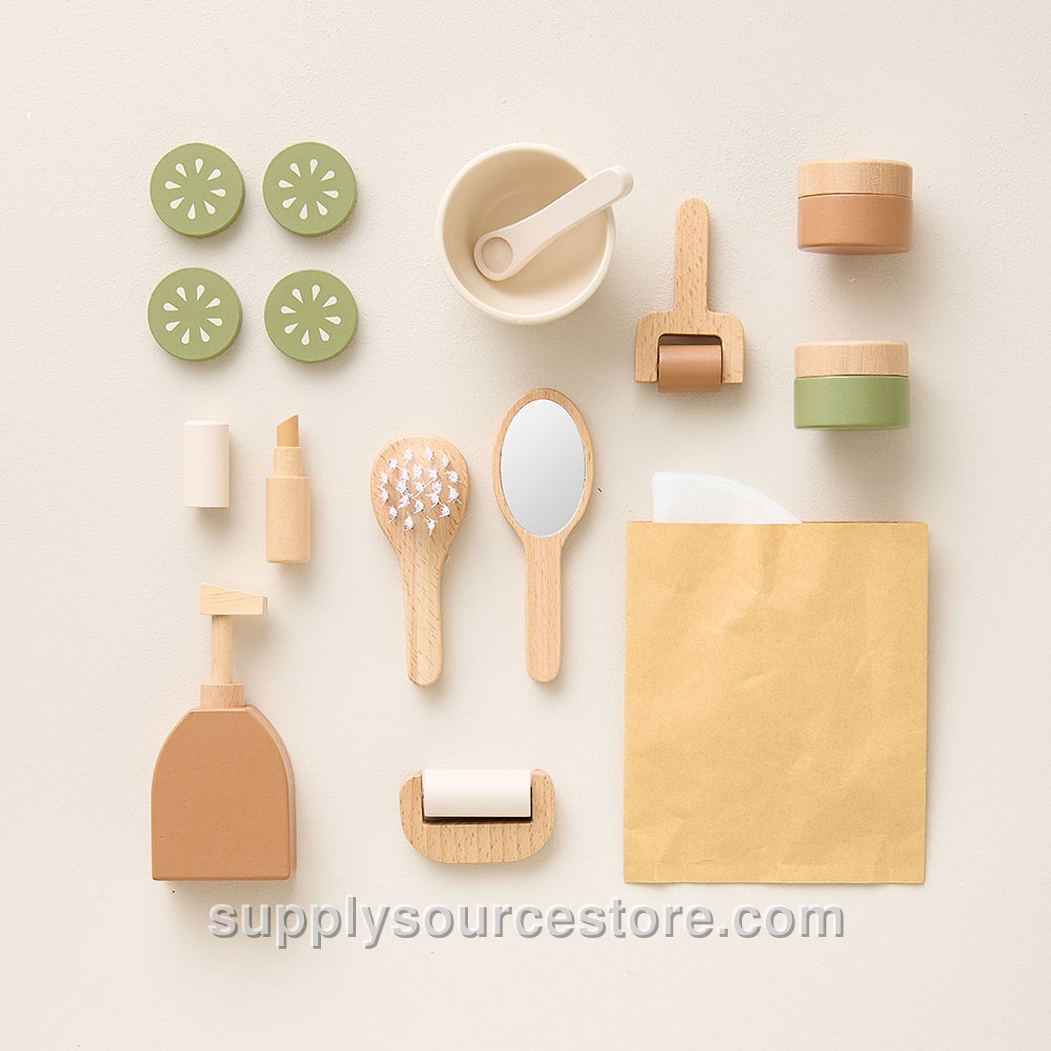 Wooden Spa Set «Kit de détente d'Amélie»