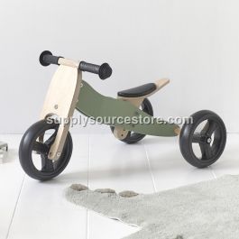 WOODEN BALANCE BIKE | 1 YEAR | «BERLIN» | GREEN