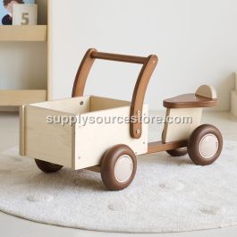 Wooden bike with basket | «Noyer» | Walnut