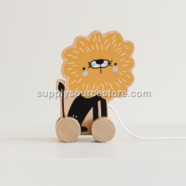 Wooden Animal Pull Along Toy | Leo