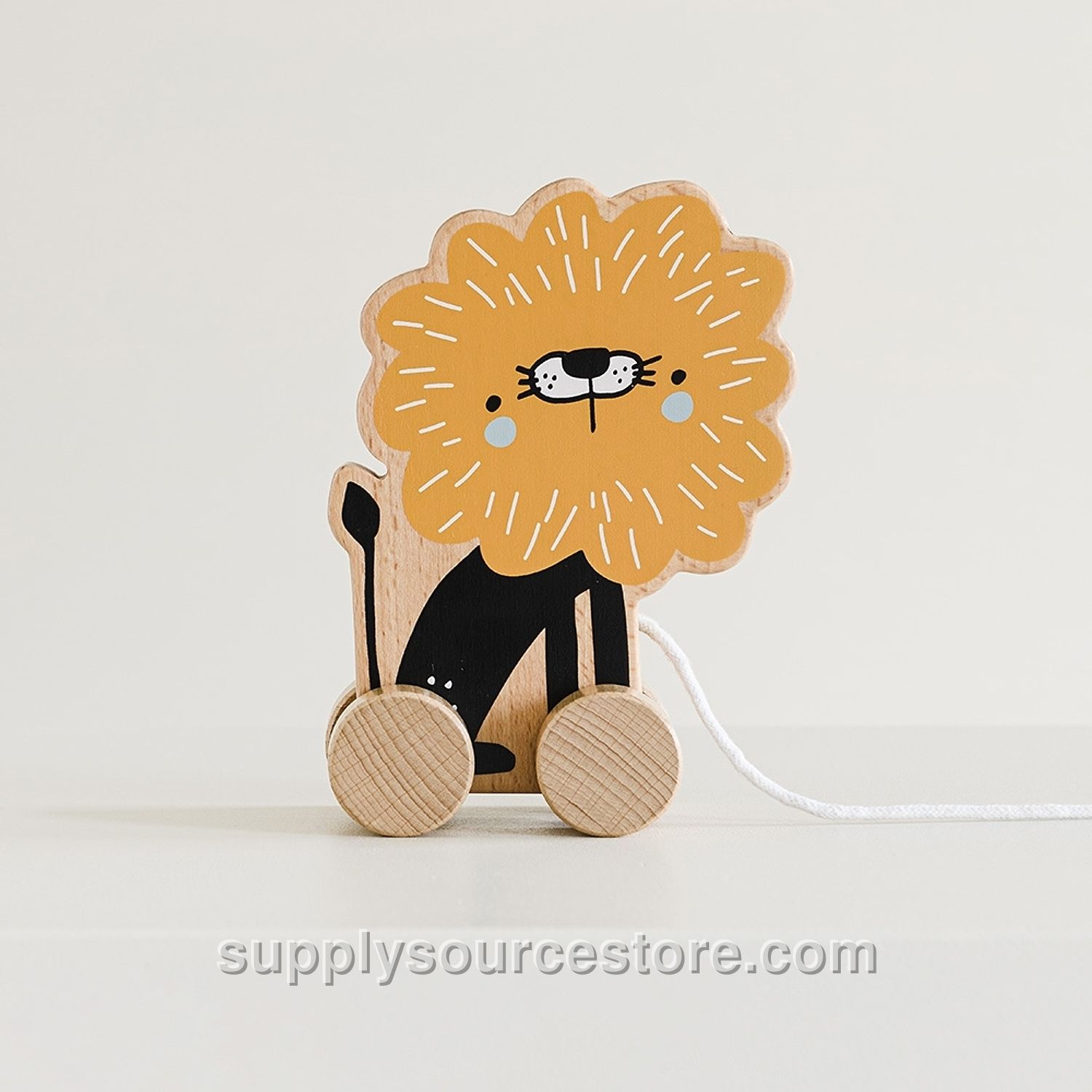 Wooden Animal Pull Along Toy | Leo