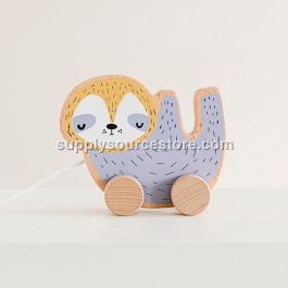 Wooden Animal Pull Along Toy | Pochoo the Sloth