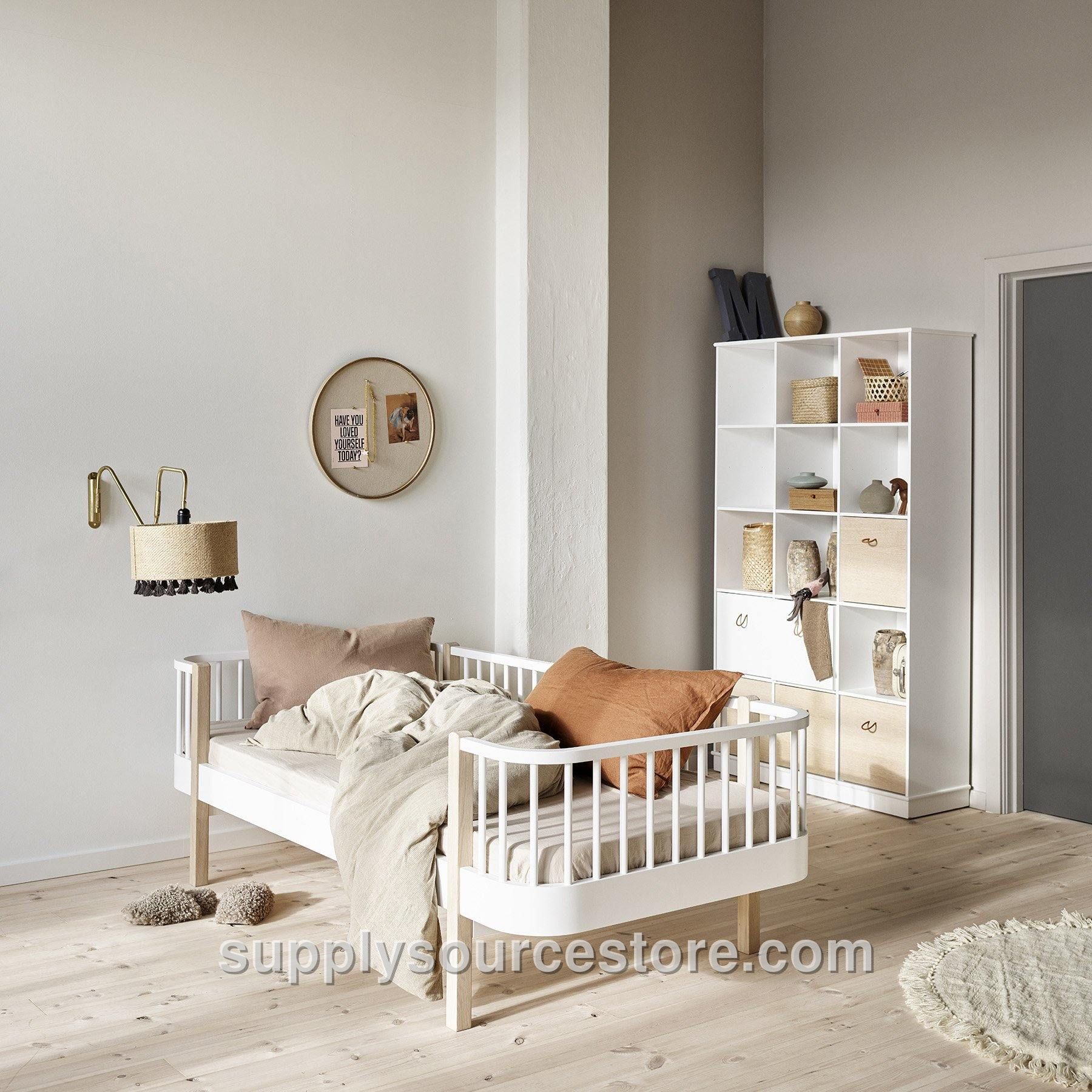 Wood Original Day Bed - White/Oak