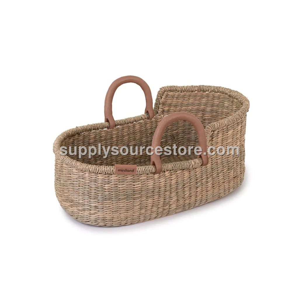 Miniland Doll Natural Moses Basket