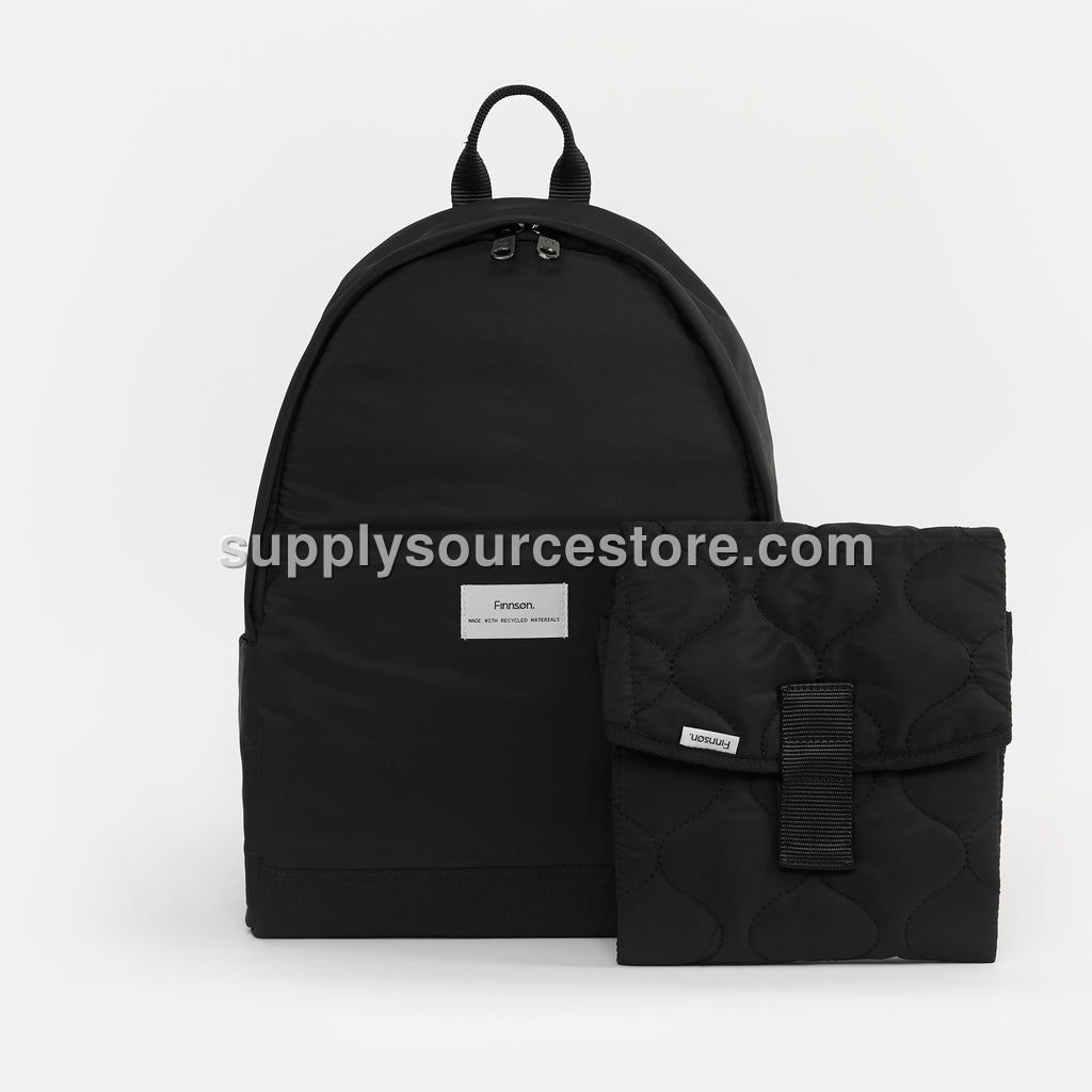 Finnson Inge Eco Changing Backpack - Black