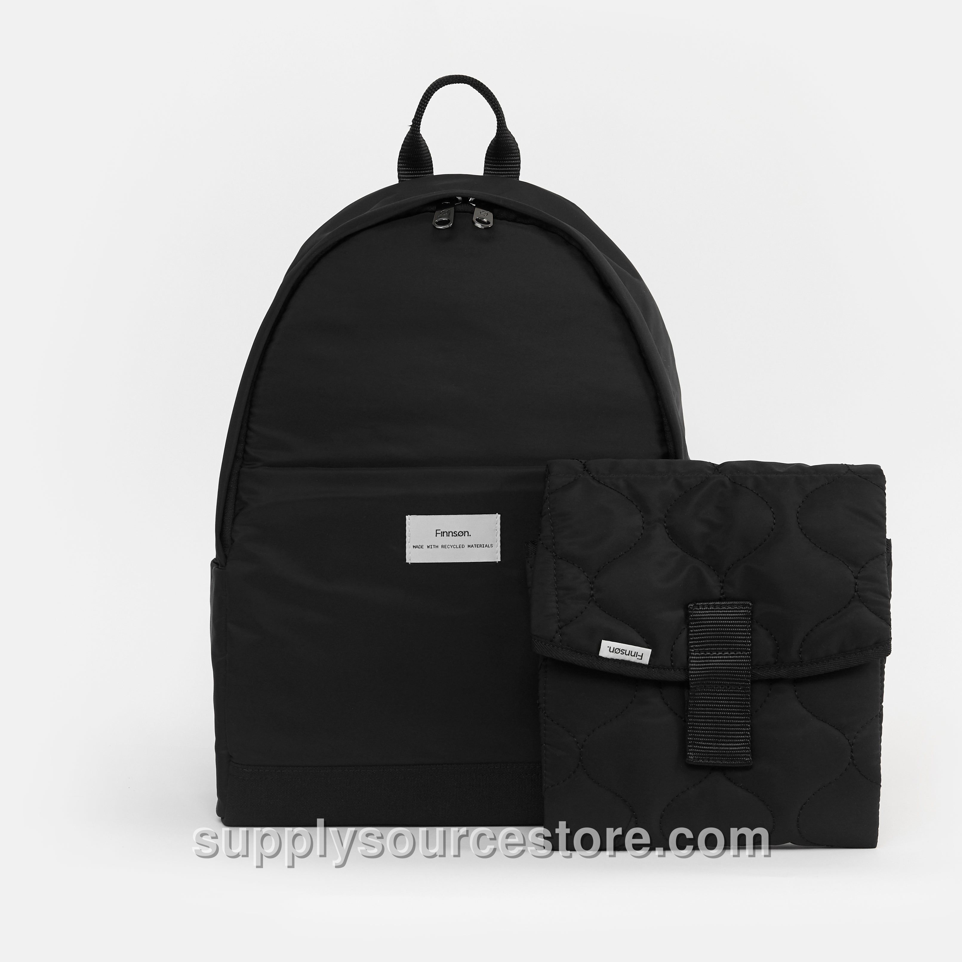 Inge Eco Changing Backpack - Black