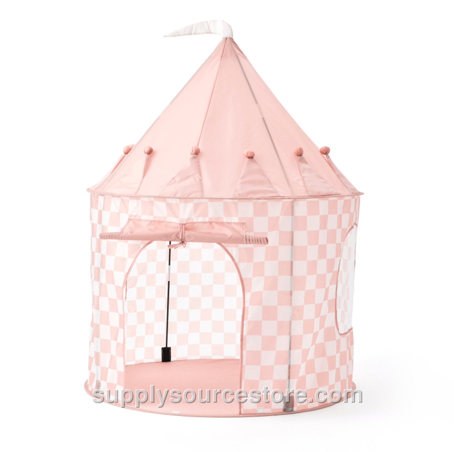 Play Tent - Check Apricot