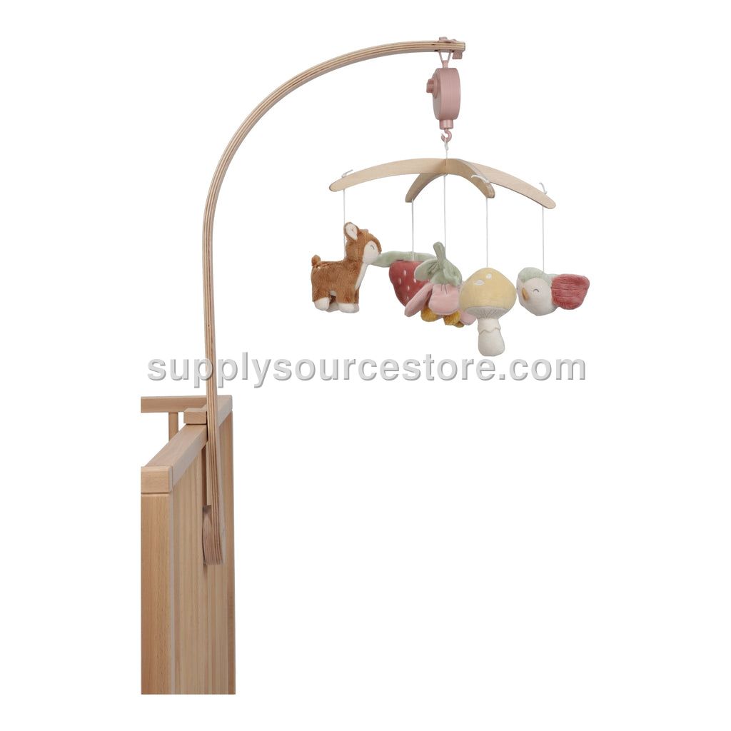 Little Dutch Wooden Musical Cot Mobile -  Fairy Garden