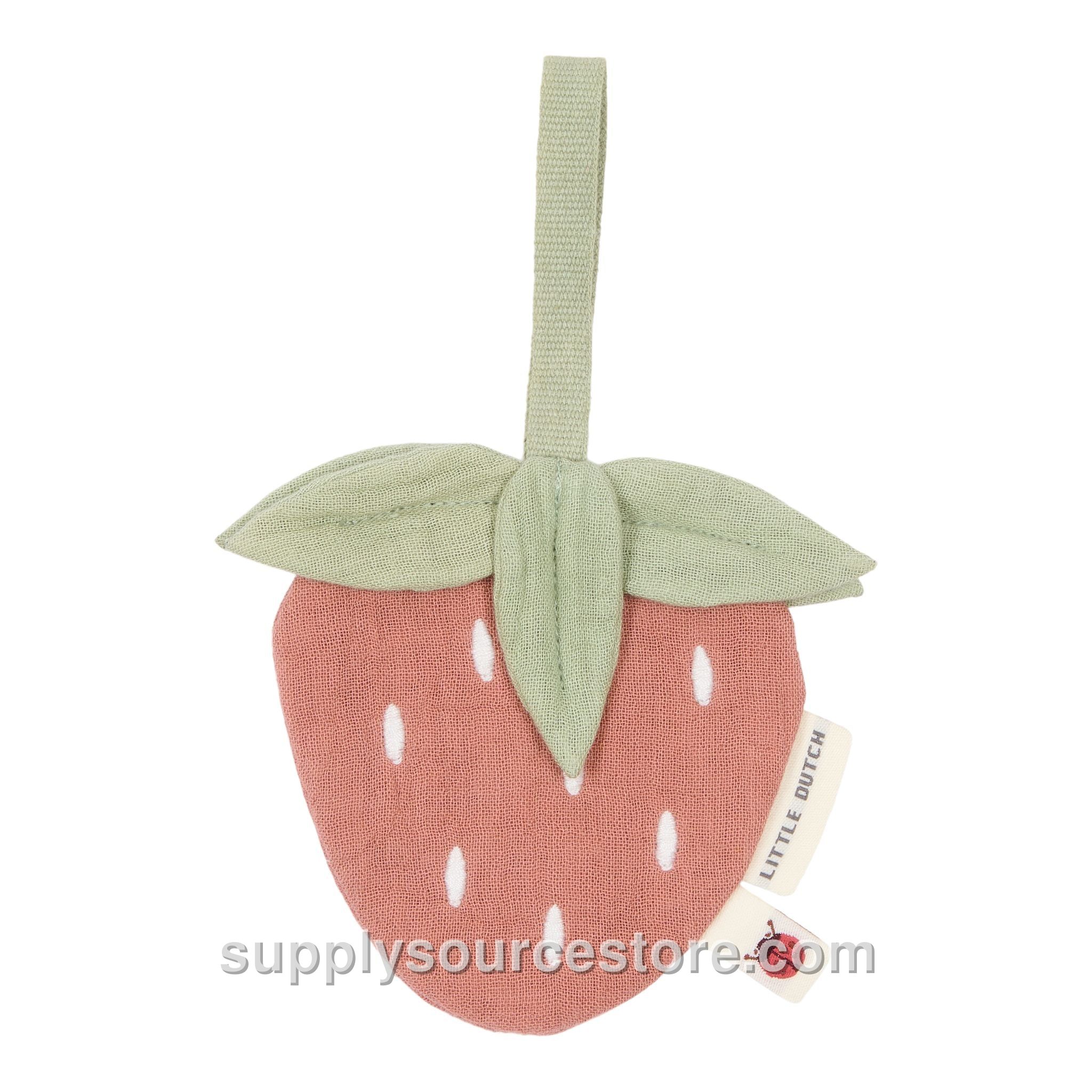 Muslin Pacifier Cloth - Strawberry
